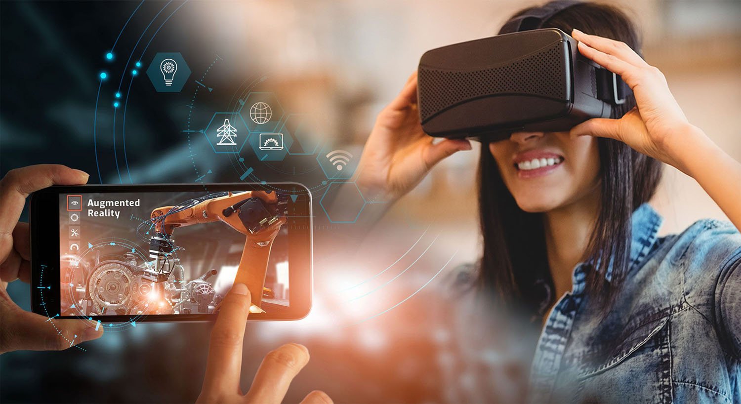 Difference between Augmented reality (AR) and Virtual Reality (VR) - InStock