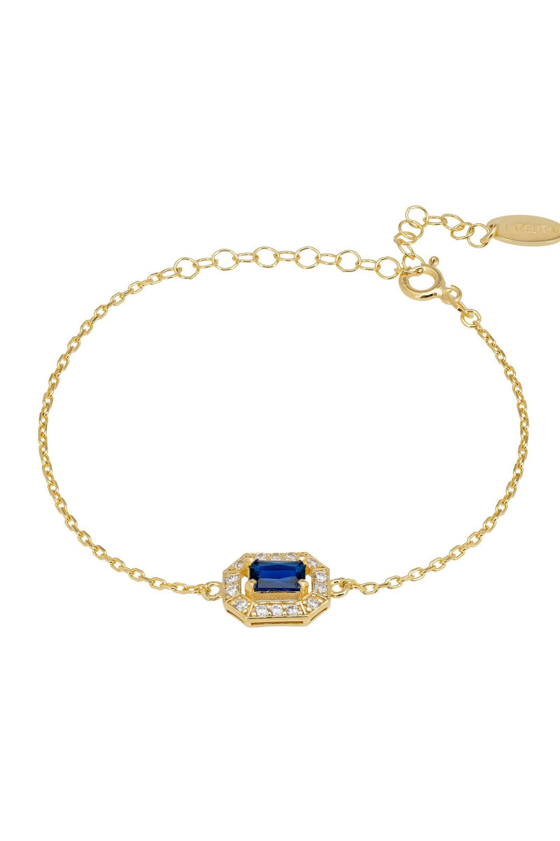 Whistledown Gemstone Bracelet Sapphire Gold