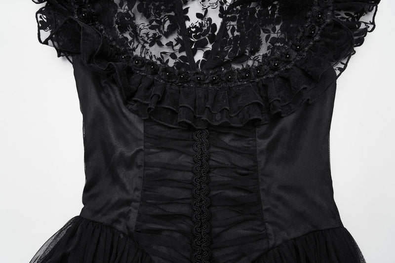 Punk Rave Seraphina Goth Flying Sleeve Dress