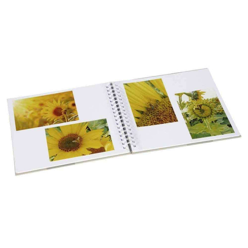 Black Traditional Spiral Album - Enjoy The Little Things 50 White Pages