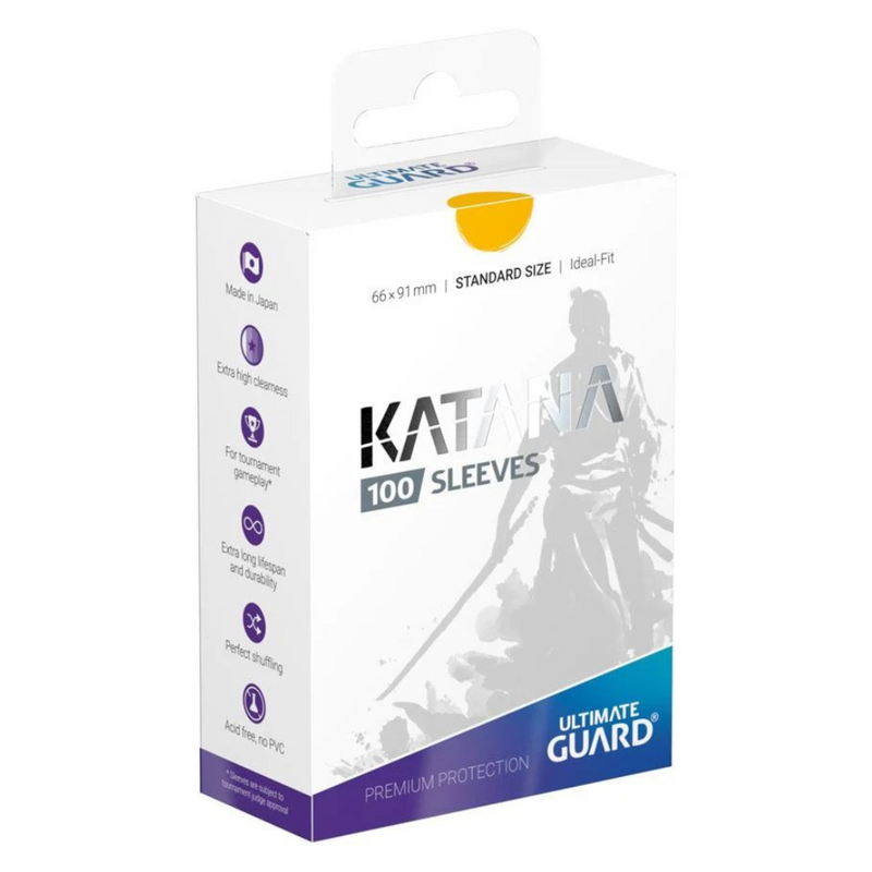 Ultimate Guard Katana Sleeves Standard Size Yellow (100)