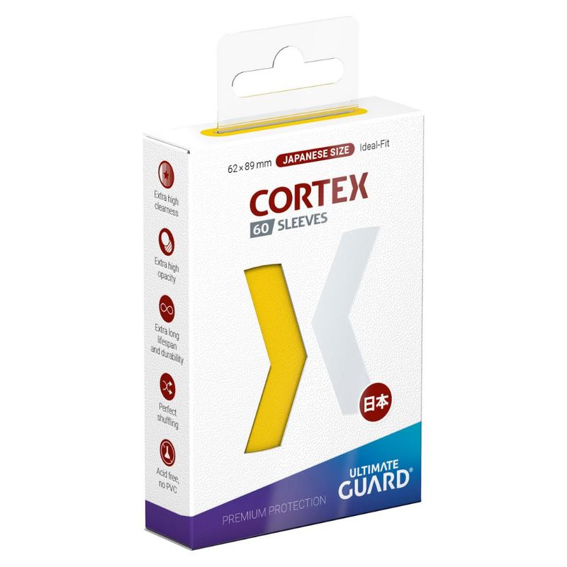 Ultimate Guard Cortex Sleeves Japanese Size (60) - Yellow