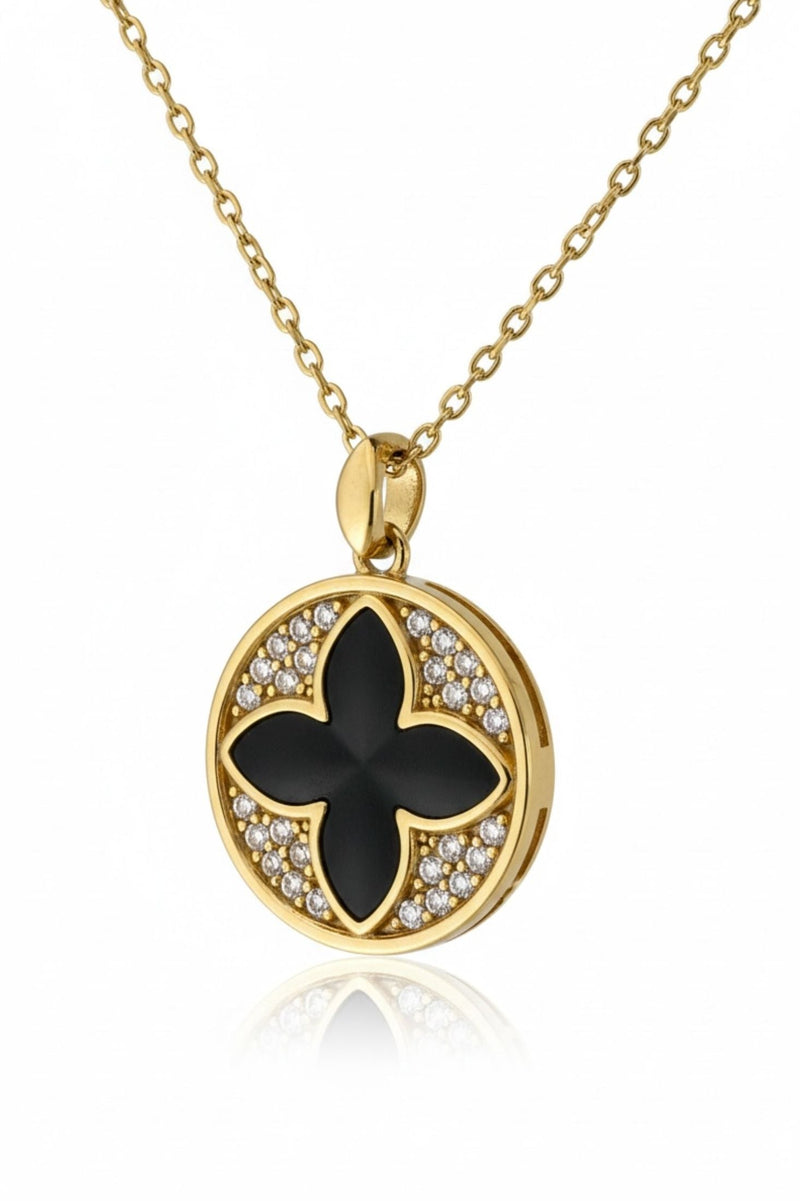 Florentine Clover Necklace Gold