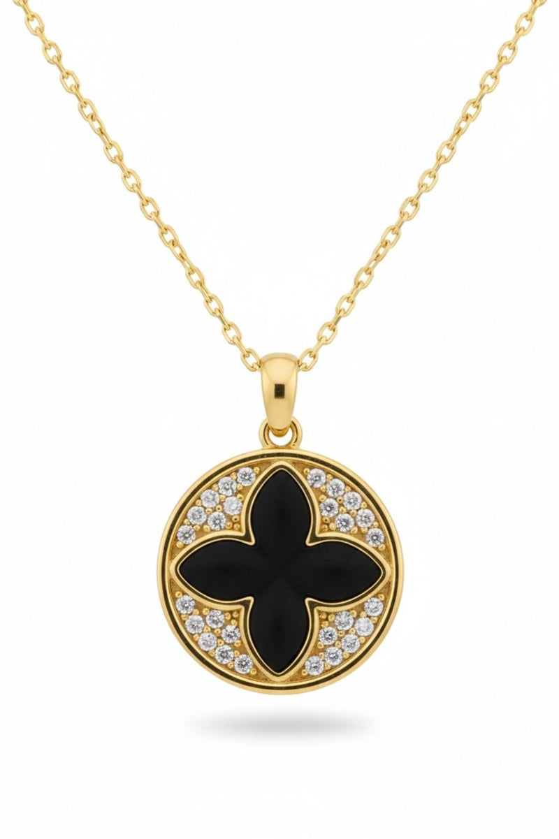 Florentine Clover Necklace Gold