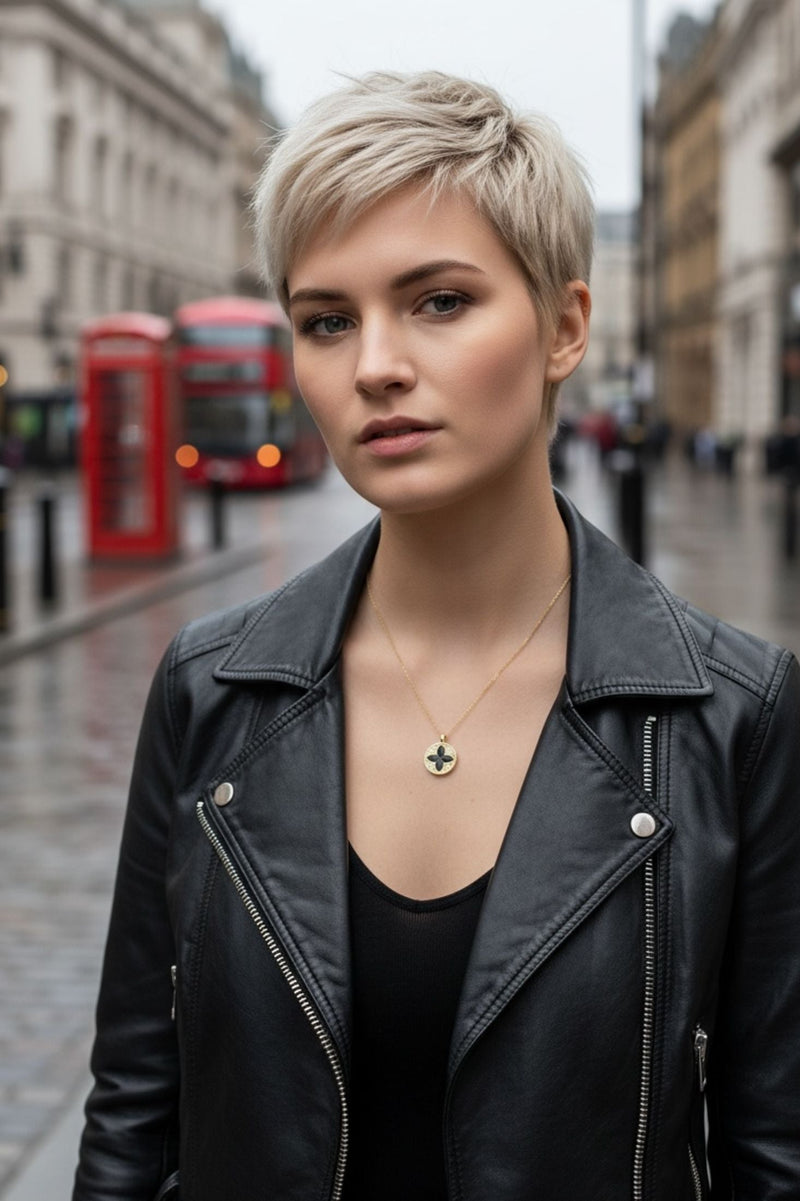 Florentine Clover Necklace Gold