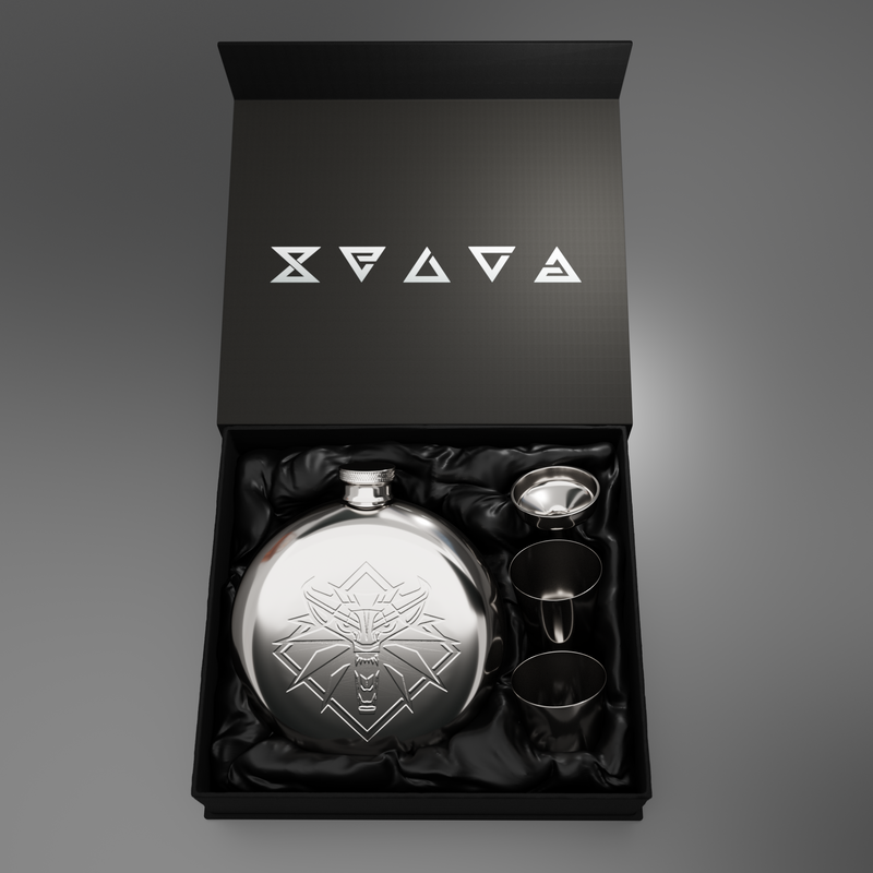The Witcher Hip Flask Gift Set
