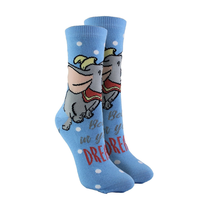 Ladies Disney Dumbo Socks | Casual Cute Character Design Funny Novelty Socks
