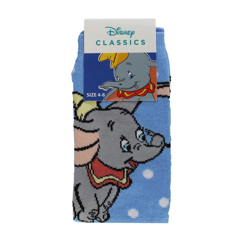 Ladies Disney Dumbo Socks | Casual Cute Character Design Funny Novelty Socks