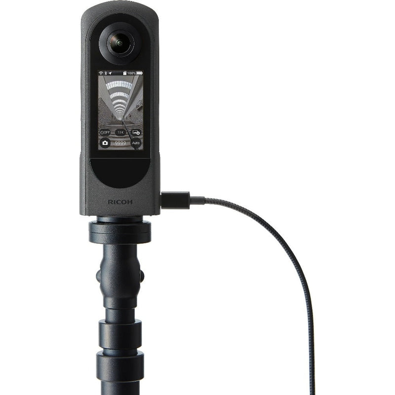 Ricoh Theta X Spherical 4K Ultra HD 360 60MP Camera - Black - Camera Only