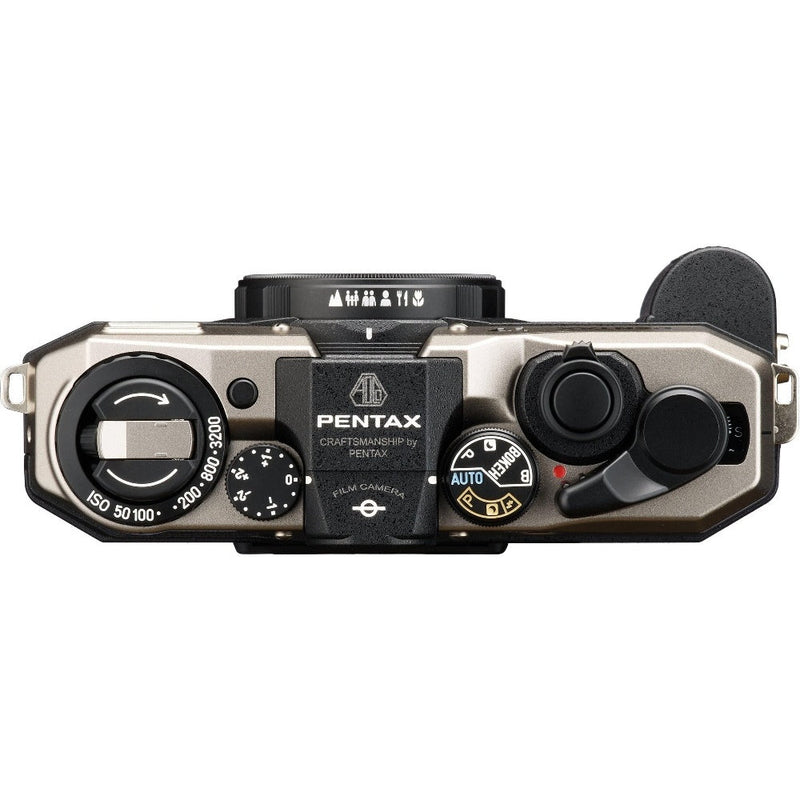 Pentax 17 Film Camera - Dark Silver - Camera Only