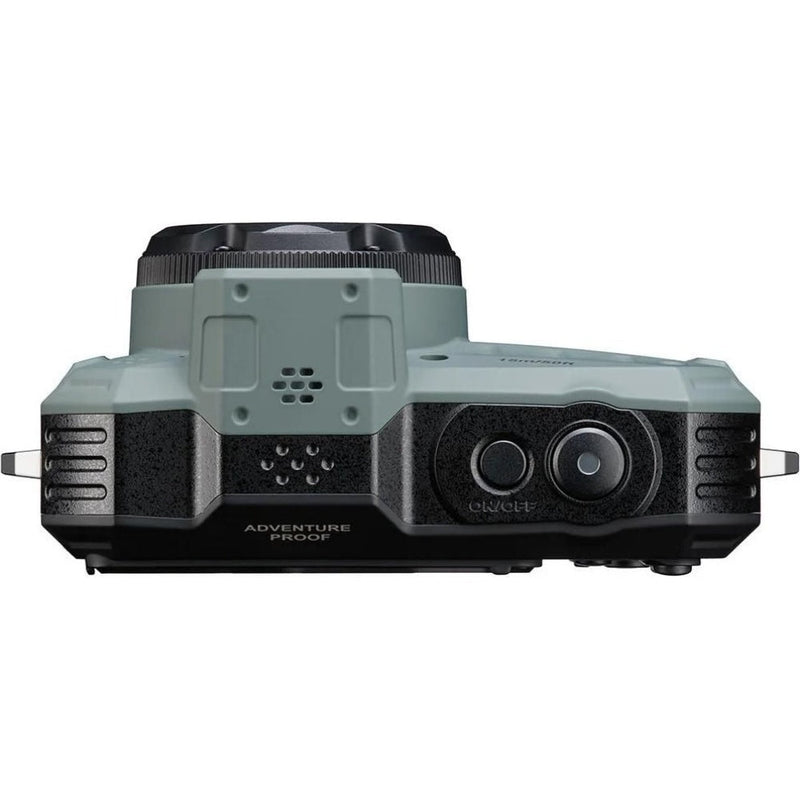 Pentax WG-1000 16MP 4x Zoom Tough Compact Camera - Olive - Camera Only