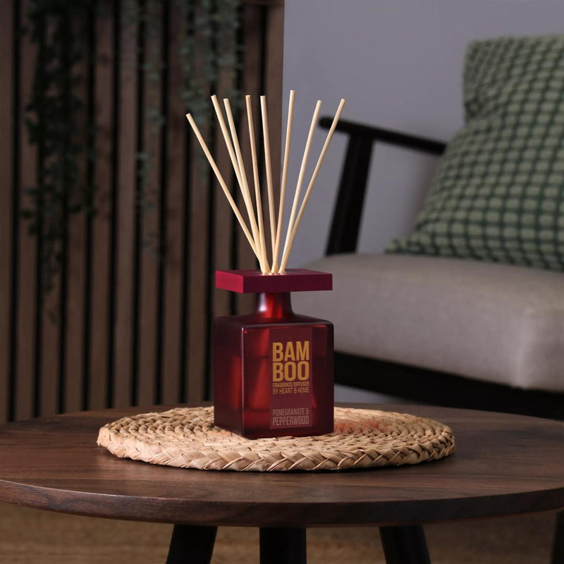 Pomegranate & Pepperwood Fragrance Diffuser -70ml - Up to 12 Weeks of Fragrance