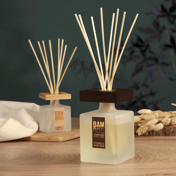 Patchouli & Guaiac Wood Fragrance Diffuser -140ml - Up to 16 Weeks of Fragrance