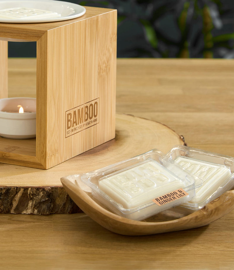 Soy Wax Melt - Bamboo & Ginger Lily - Up To 12 Hours Burn - Use With Wax Warmer
