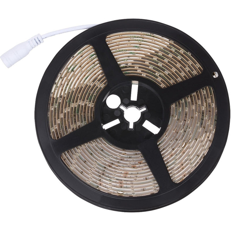 LR Technology Splash-Proof LED Tape Strip Light Kit - White, 5m