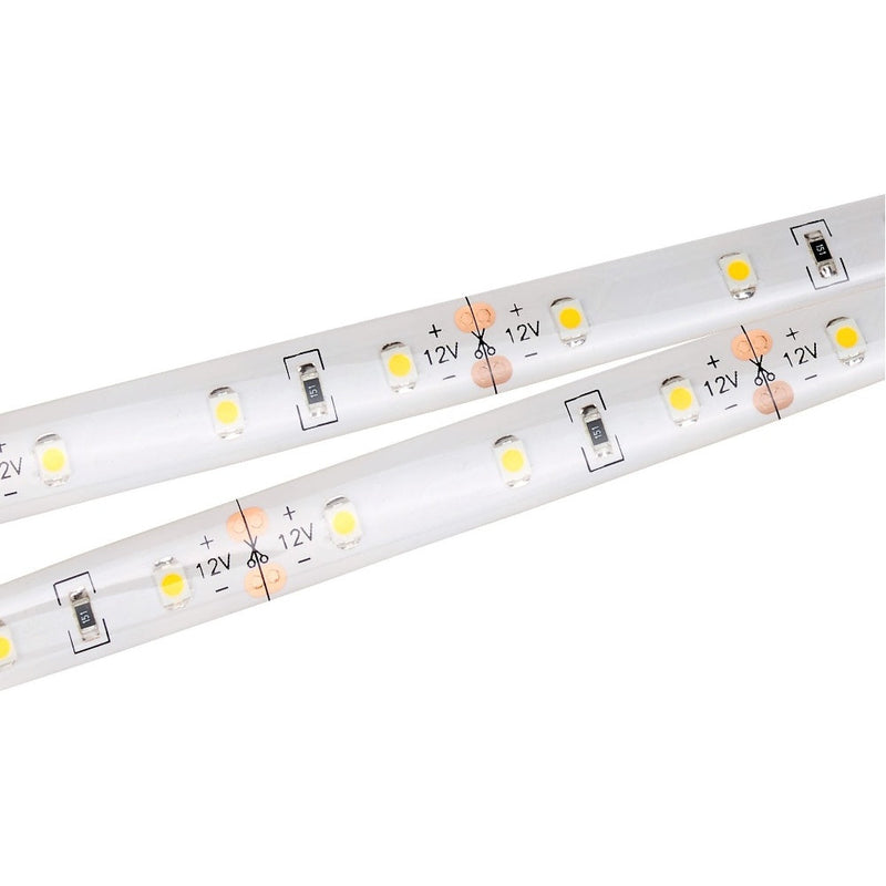 LR Technology Splash-Proof LED Tape Strip Light Kit - White, 5m