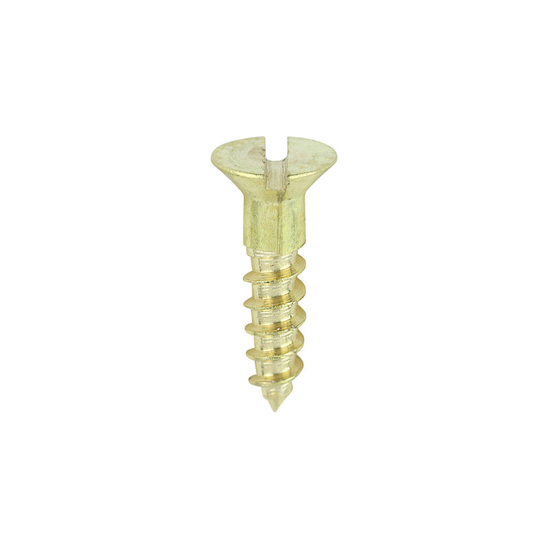 TIMCO Solid Brass Timber Screws – Slot – Countersunk