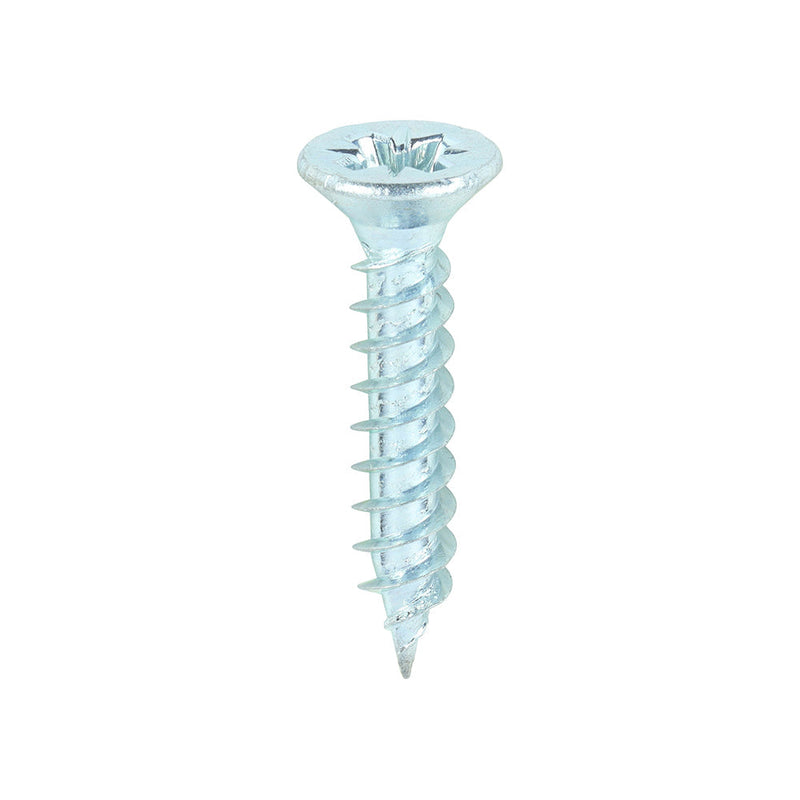 TIMCO Twin-Threaded Woodscrews – PZ – Double Countersunk – Zinc