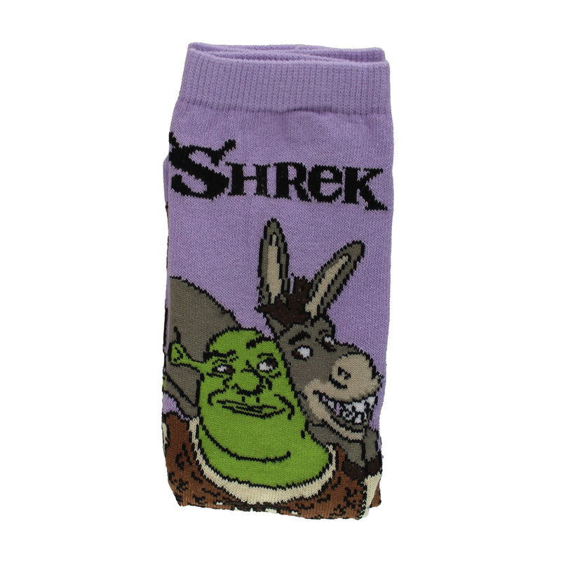 Ladies Novelty Shrek & Donkey Socks | Crew Funny Dress Socks | Shrek Gifts