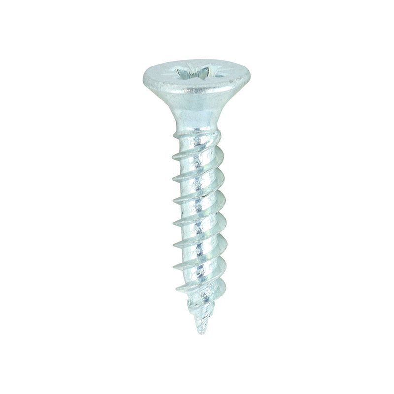 TIMCO Twin-Threaded Woodscrews – PZ – Double Countersunk – Zinc