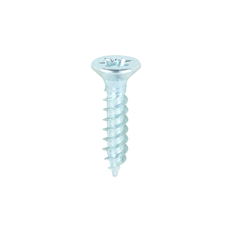 TIMCO Twin-Threaded Woodscrews – PZ – Double Countersunk – Zinc