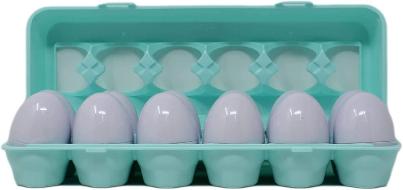 12 Shape Sorter Matching Egg Set Early Development Sensory Toy