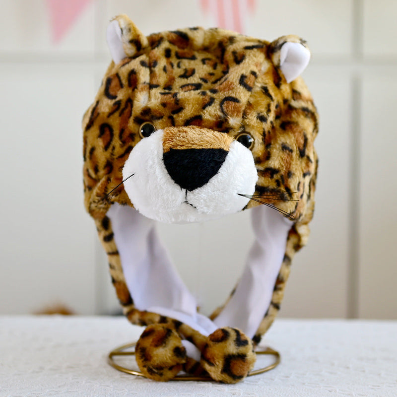 Cartoon Animal Plush Earflap Hat