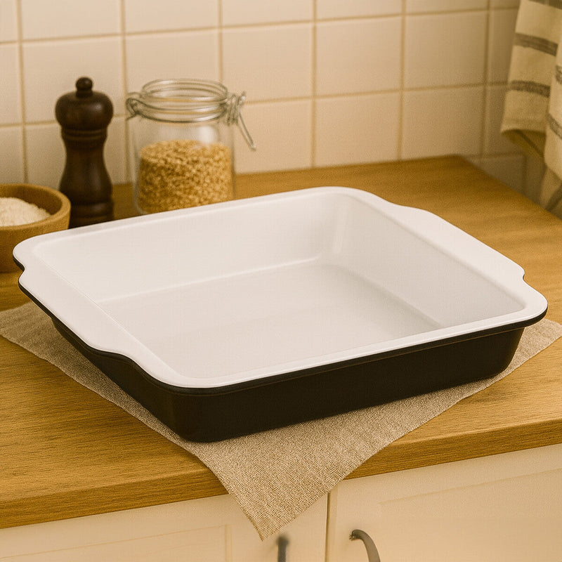 Black Baking Dish with Handles | Ecocook