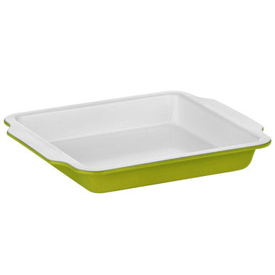 Lime Green Square Baking Dish | Ecocook