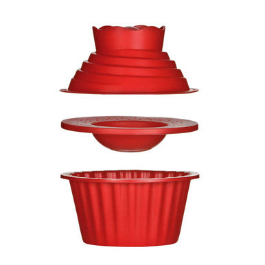 Red Giant Cupcake Silicone Mould Set | Hallie