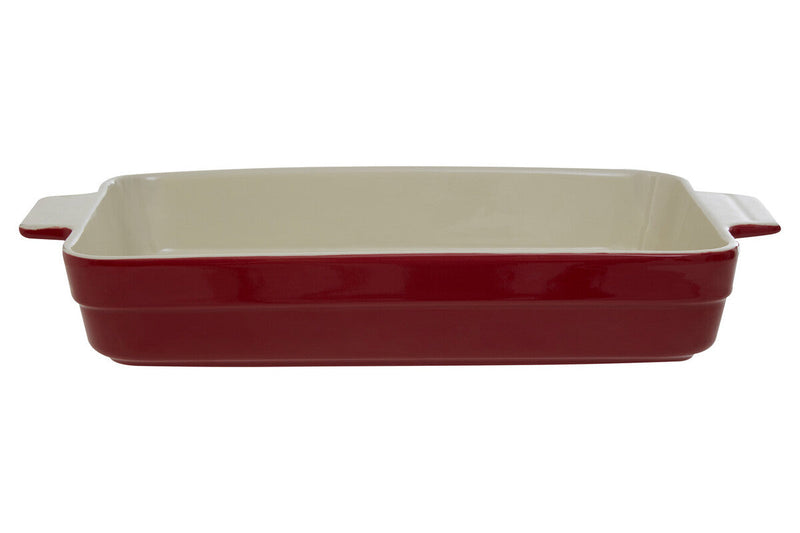 Red Stoneware Rectangular Baking Dish | From Scratch