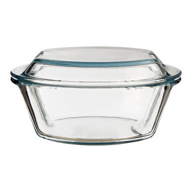 Large Round Glass Casserole Dish | Ovenlove