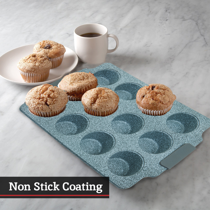Twelve Cup Marble Effect Muffin Tray | From Scratch