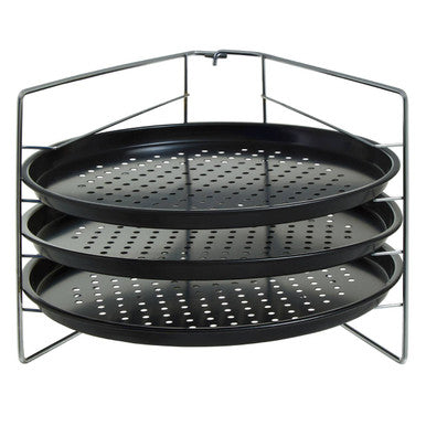 Three Tier Non Stick Pizza Rack | From Scratch