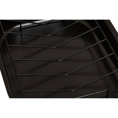Large Black Roasting Tin with Rack | From Scratch