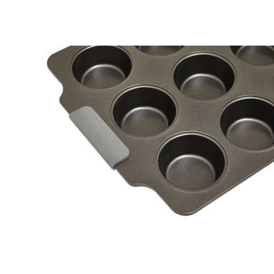 Grey Twelve Cup Muffin Tray | From Scratch