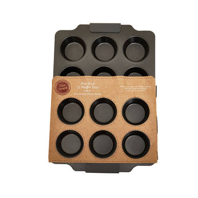 Grey Twelve Cup Muffin Tray | From Scratch