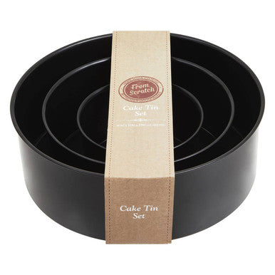 Set of Three Round Cake Tins | From Scratch