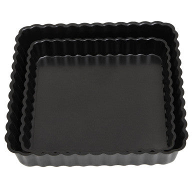 Set of Two Fluted Quiche Flan Tins | From Scratch