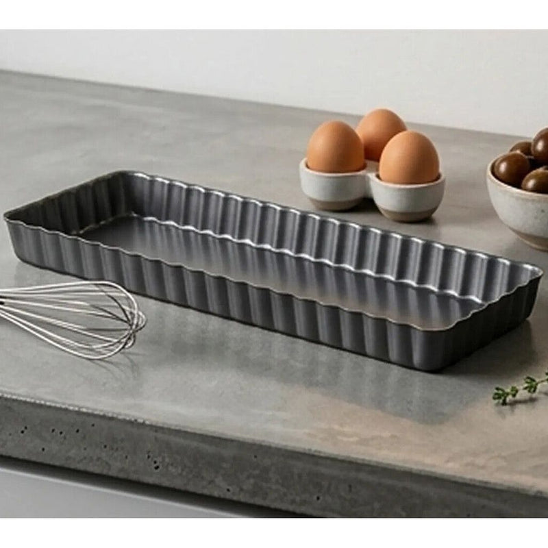 Rectangular Fluted Flan Quiche Tin | From Scratch
