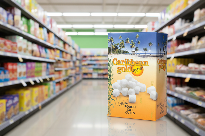 Caribbean Gold Sugar Cubes White 500G