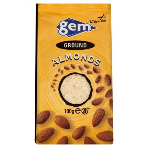 12 x Gem Ground Almonds 100G