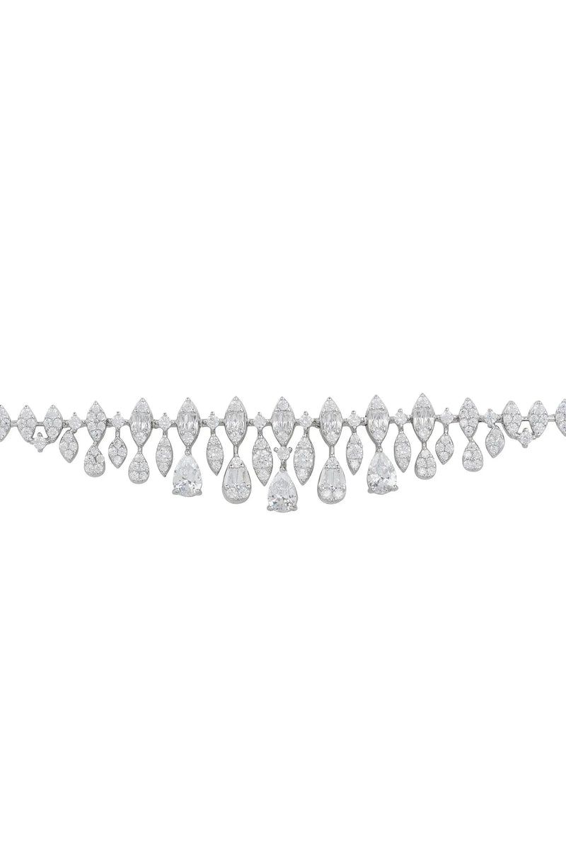 Duchess Moissanite Tennis Bracelet Silver