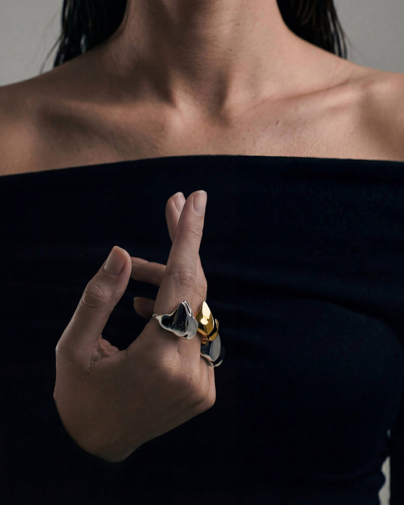 Zyra Sculpted Ring | Sterling Silver
