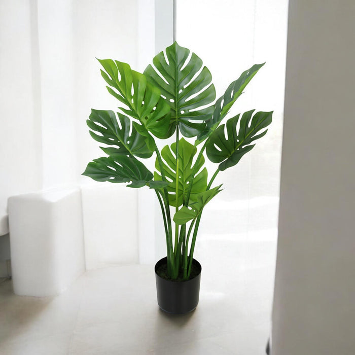90CM ARTIFICIAL MONSTERA BONSAI TREE