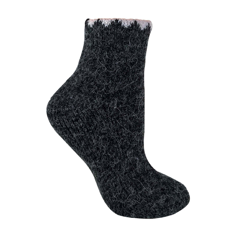 Ladies Warm Alpaca Wool Blend Boot Socks (Multipack Options)