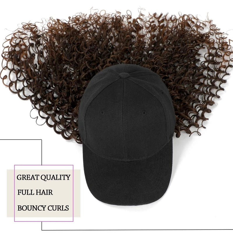 Women's Natural-Look Wig with Hat