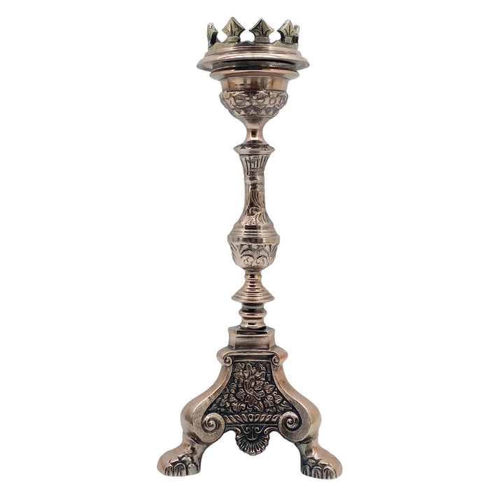 45CM ALUMINIUM GOTHIC CANDLE HOLDER