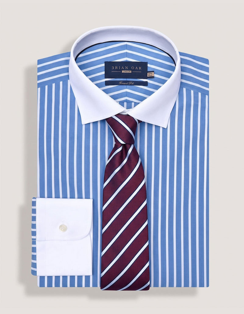 Maroon Regimental Silk Tie