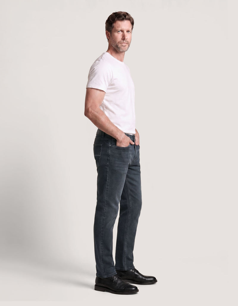 Classic Dark Grey Denim Jeans